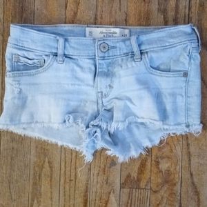 Abercrombie and Fitch Jean Shorts Size 00 W24
